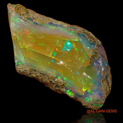 6.00 Cts Unheated Ethiopian Fire Opal Loose Gemstone Fancy Rough Natural 19x9x7 mm E-29
