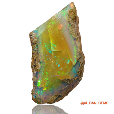 6.00 Cts Unheated Ethiopian Fire Opal Loose Gemstone Fancy Rough Natural 19x9x7 mm E-29