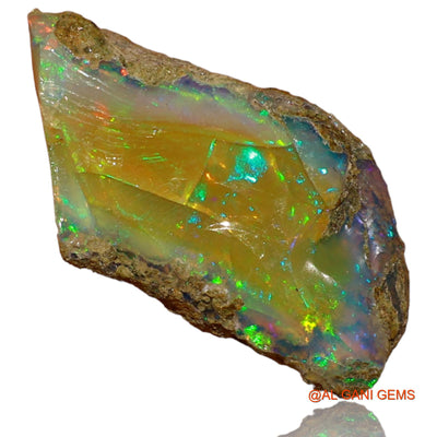 6.00 Cts Unheated Ethiopian Fire Opal Loose Gemstone Fancy Rough Natural 19x9x7 mm E-29
