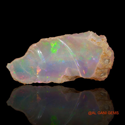 5.00 Cts Natural Ethiopian Fire Opal Fancy Rough Loose Gemstone For Jewelry 28x13x4 mm E-2