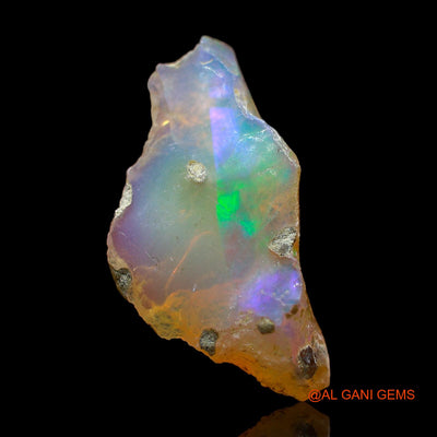 5.00 Cts Unheated Ethiopian Fire Opal Loose Gemstone Fancy Rough Natural 22x12x5 mm E-301