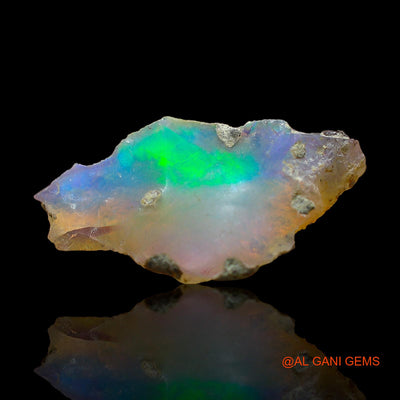 5.00 Cts Unheated Ethiopian Fire Opal Loose Gemstone Fancy Rough Natural 22x12x5 mm E-301