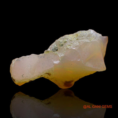6.00 Cts Natural Ethiopian Fire Opal Fancy Rough Loose Gemstone For Jewelry 19x10x9 mm E-302