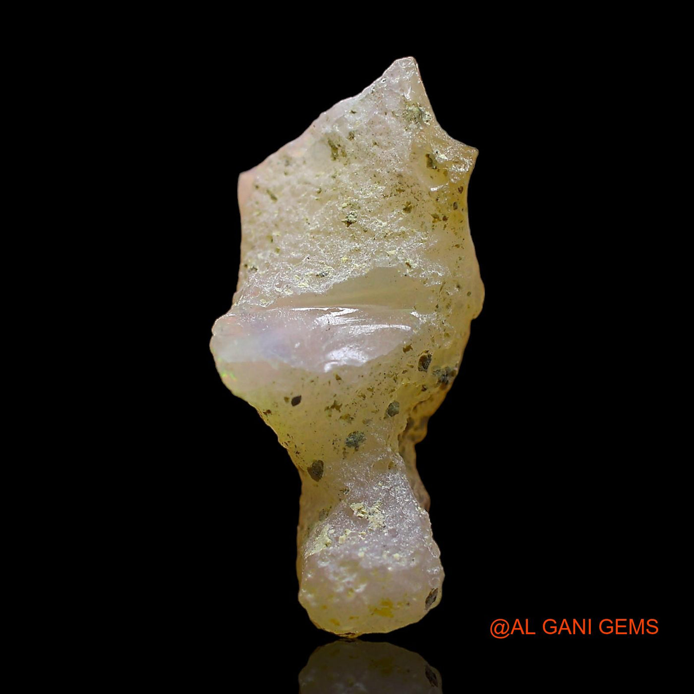 6.00 Cts Natural Ethiopian Fire Opal Fancy Rough Loose Gemstone For Jewelry 19x10x9 mm E-302