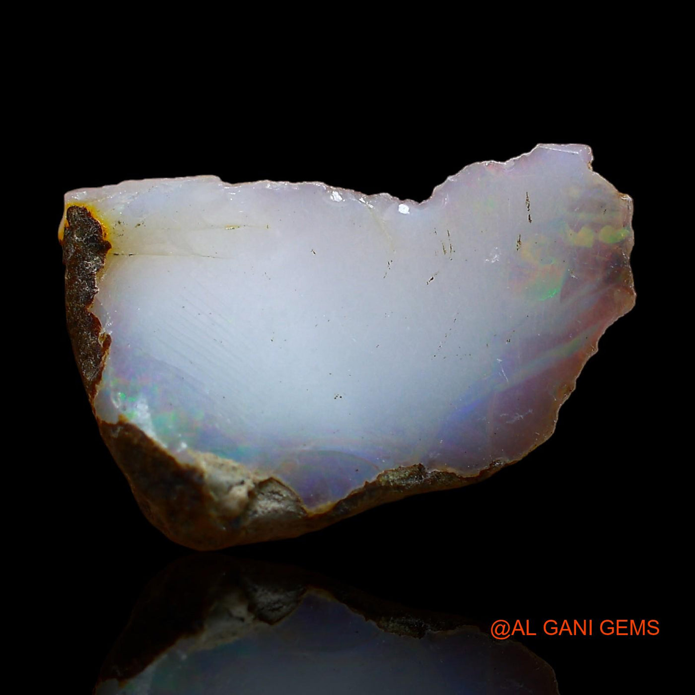 5.00 Cts Natural Ethiopian Fire Opal Loose Gemstone Fancy Rough 19x12x7 mm E-304