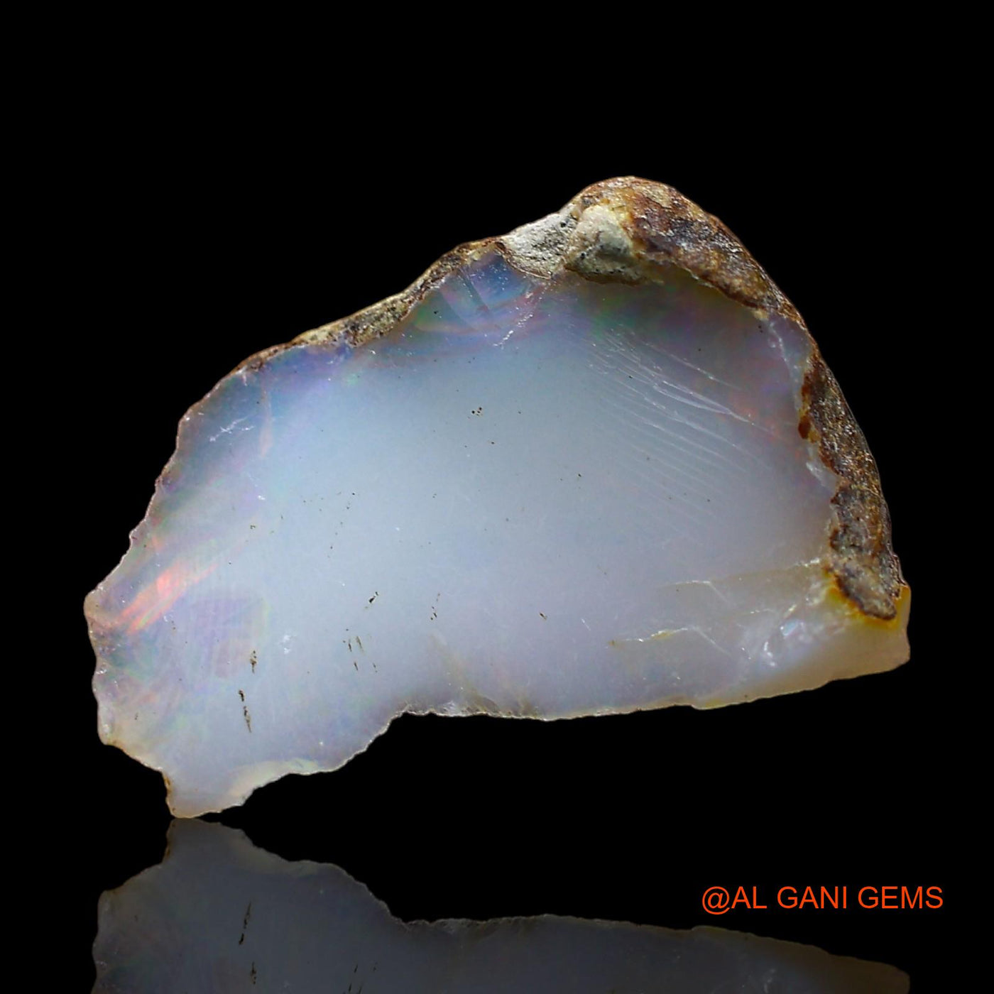 5.00 Cts Natural Ethiopian Fire Opal Loose Gemstone Fancy Rough 19x12x7 mm E-304