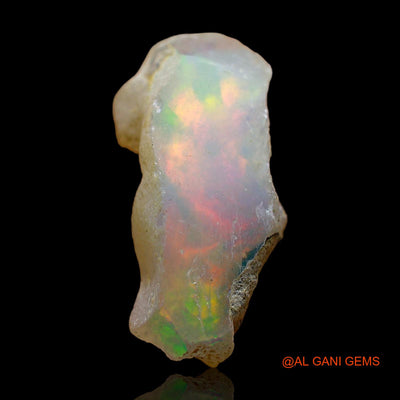 6.00 Cts Natural Ethiopian Fire Opal Fancy Rough Loose Gemstone For Jewelry 21x9x7 mm E-307