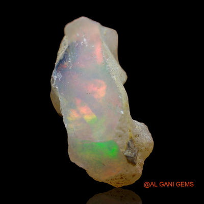 6.00 Cts Natural Ethiopian Fire Opal Fancy Rough Loose Gemstone For Jewelry 21x9x7 mm E-307