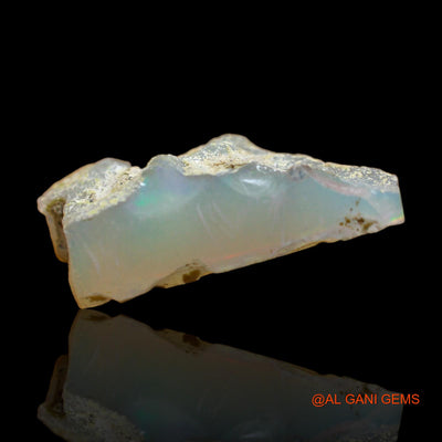7.00 Cts Natural Ethiopian Fire Opal Loose Gemstone Fancy Rough 19x10x7 mm E-308