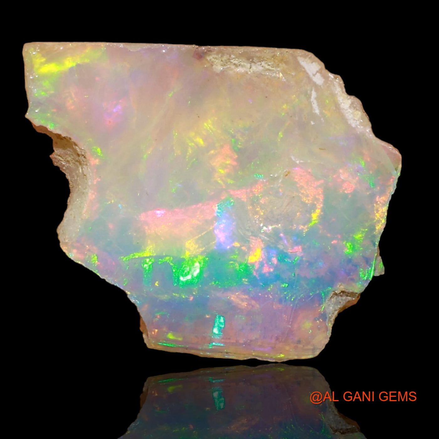 5.00 Cts Natural Ethiopian Fire Opal Fancy Rough Loose Gemstone For Jewelry 16x14x9 mm E-30