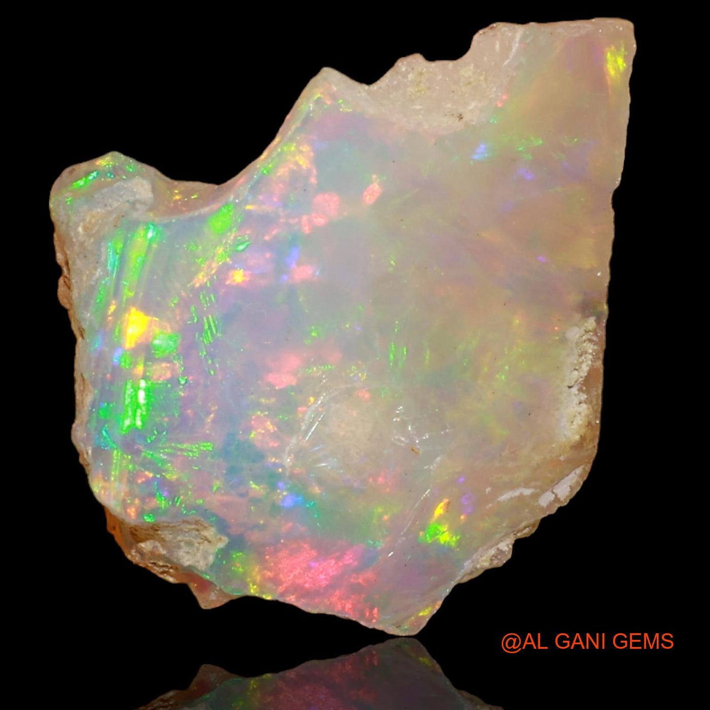 5.00 Cts Natural Ethiopian Fire Opal Fancy Rough Loose Gemstone For Jewelry 16x14x9 mm E-30