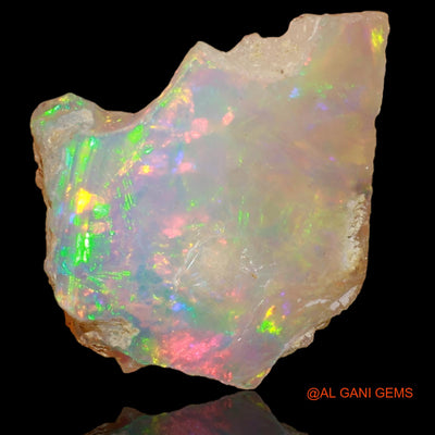 5.00 Cts Natural Ethiopian Fire Opal Fancy Rough Loose Gemstone For Jewelry 16x14x9 mm E-30
