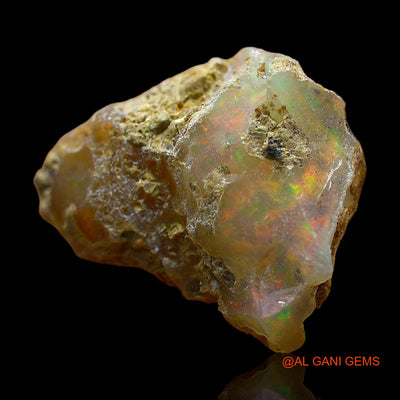 7.00 Cts Natural Ethiopian Fire Opal Loose Gemstone Fancy Rough 16x13x9 mm E-310