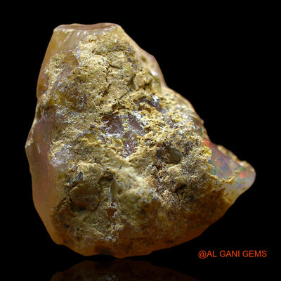 7.00 Cts Natural Ethiopian Fire Opal Loose Gemstone Fancy Rough 16x13x9 mm E-310