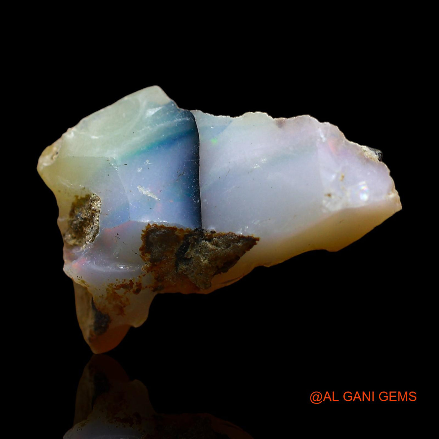 5.00 Cts Unheated Ethiopian Fire Opal Loose Gemstone Fancy Rough Natural 20x11x7 mm E-311