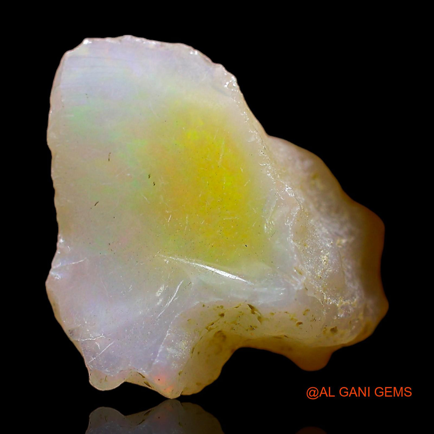 7.00 Cts Natural Ethiopian Fire Opal Fancy Rough Loose Gemstone For Jewelry 18x13x11 mm E-312