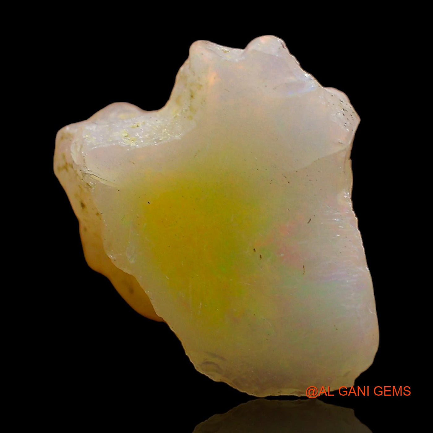 7.00 Cts Natural Ethiopian Fire Opal Fancy Rough Loose Gemstone For Jewelry 18x13x11 mm E-312