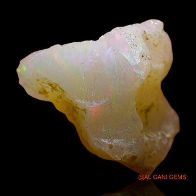 7.00 Cts Natural Ethiopian Fire Opal Fancy Rough Loose Gemstone For Jewelry 18x13x11 mm E-312