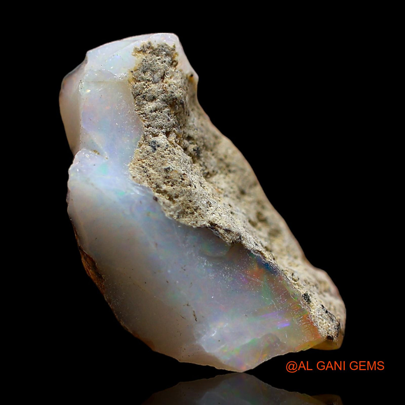 7.00 Cts Natural Ethiopian Fire Opal Loose Gemstone Fancy Rough 19x11x8 mm E-314