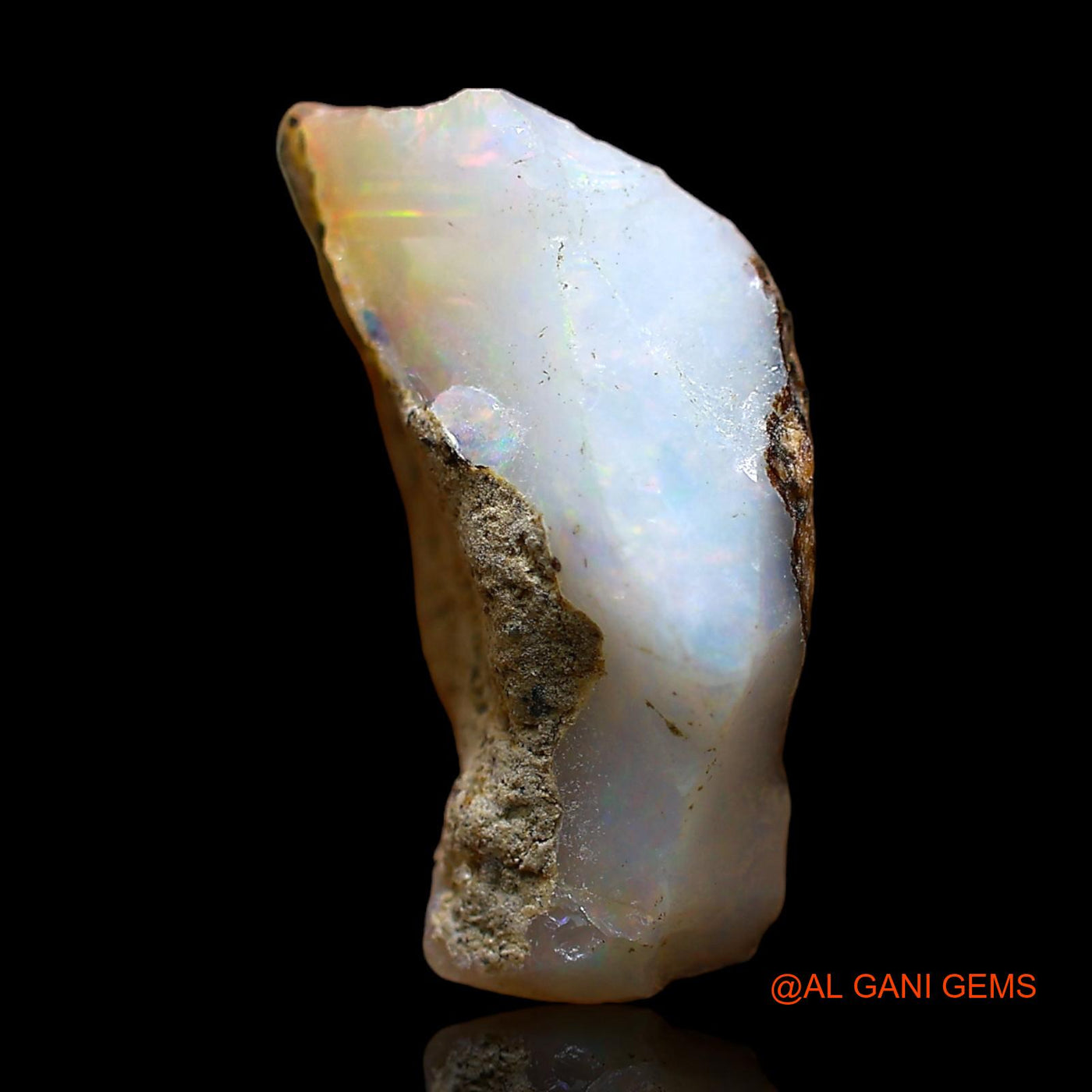 7.00 Cts Natural Ethiopian Fire Opal Loose Gemstone Fancy Rough 19x11x8 mm E-314