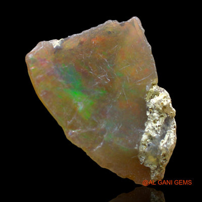 Natural Untreated Fire Opal Loose Gemstone Fancy Rough From Ethiopia 3.00 Cts 17x12x6 mm E-316