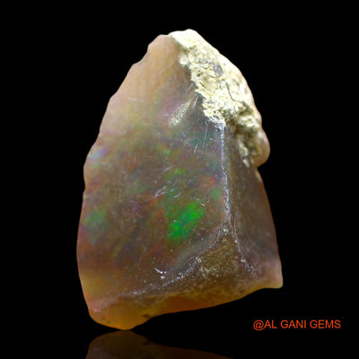 Natural Untreated Fire Opal Loose Gemstone Fancy Rough From Ethiopia 3.00 Cts 17x12x6 mm E-316
