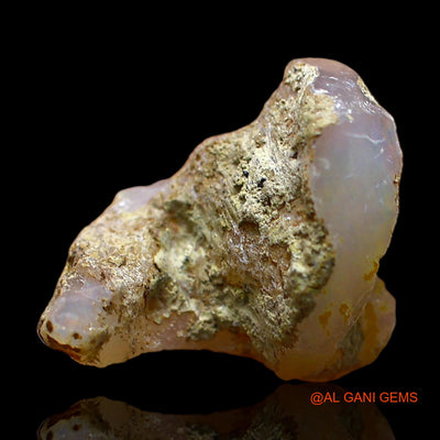 Natural Untreated Fire Opal Loose Gemstone Fancy Rough From Ethiopia 7.00 Cts 16x12x7 mm E-317