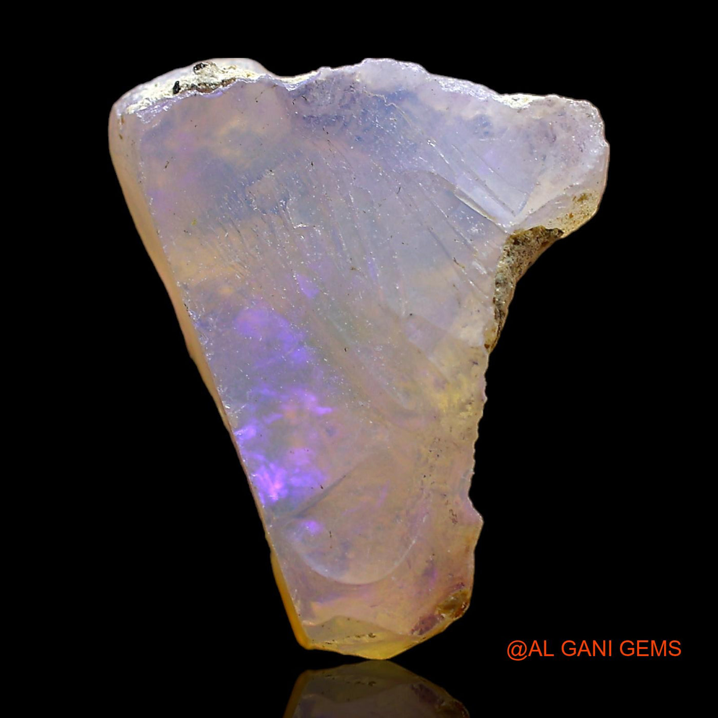 7.00 Cts Natural Ethiopian Fire Opal Loose Gemstone Fancy Rough 17x12x9 mm E-318