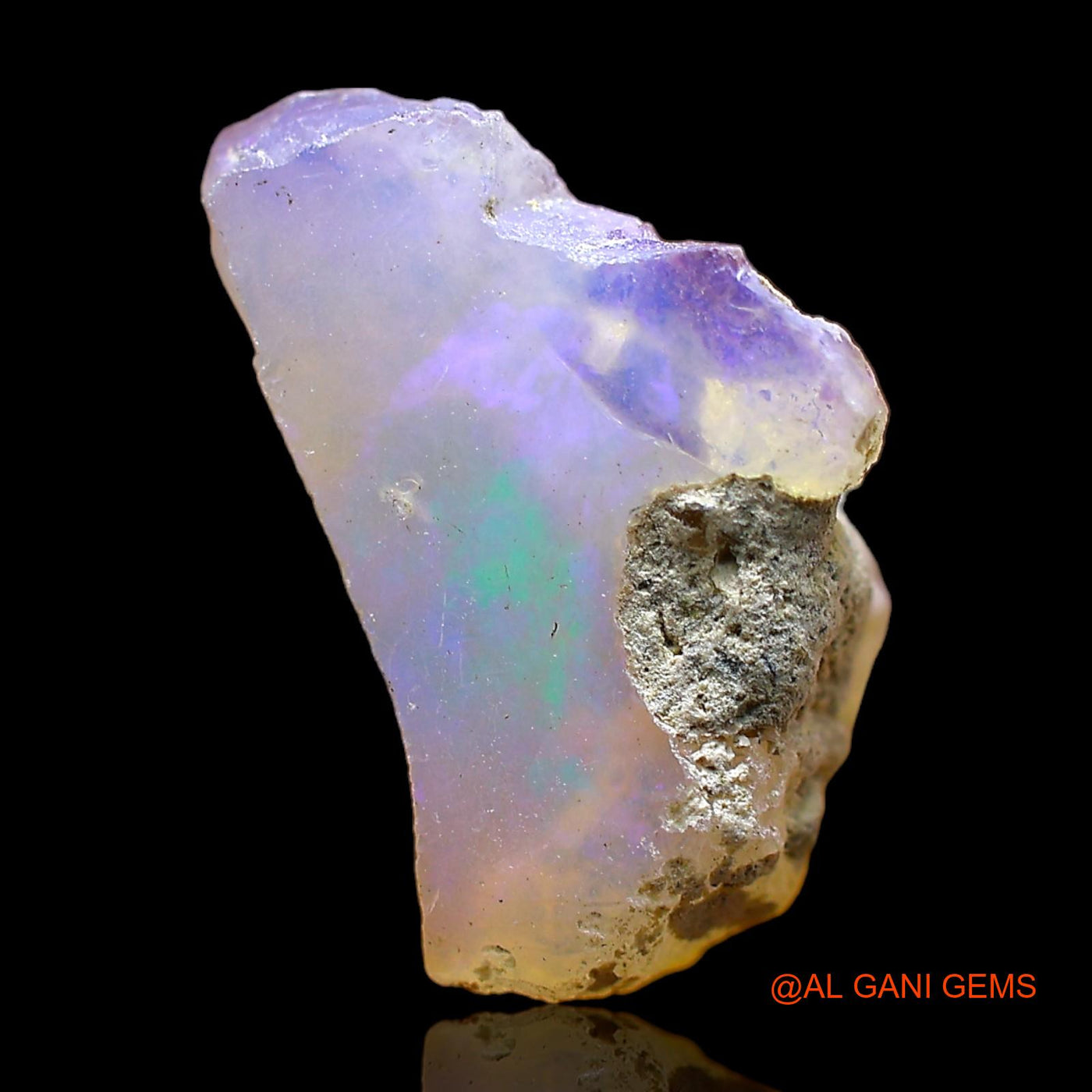 7.00 Cts Natural Ethiopian Fire Opal Loose Gemstone Fancy Rough 17x12x9 mm E-318
