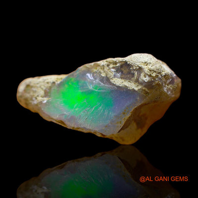 6.00 Cts Natural Ethiopian Fire Opal Loose Gemstone Fancy Rough 19x12x9 mm E-319