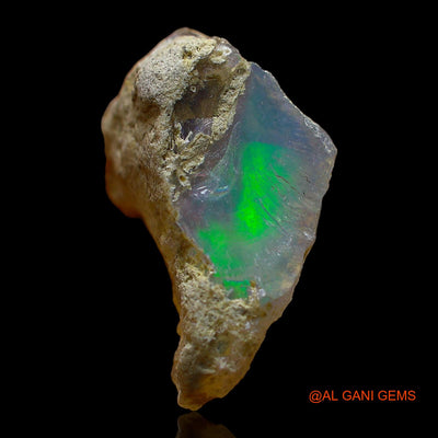 6.00 Cts Natural Ethiopian Fire Opal Loose Gemstone Fancy Rough 19x12x9 mm E-319