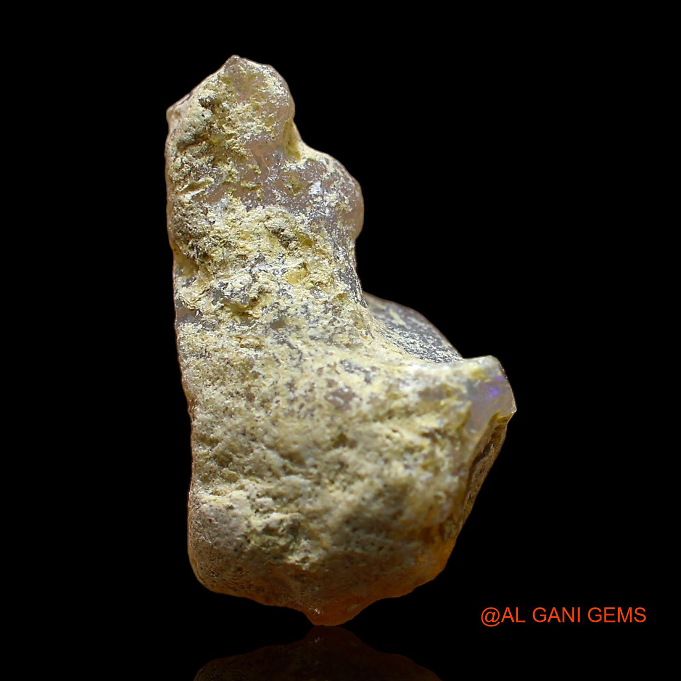 6.00 Cts Natural Ethiopian Fire Opal Loose Gemstone Fancy Rough 19x12x9 mm E-319