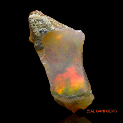 4.00 Cts Natural Ethiopian Fire Opal Fancy Rough Loose Gemstone For Jewelry 20x9x7 mm E-320