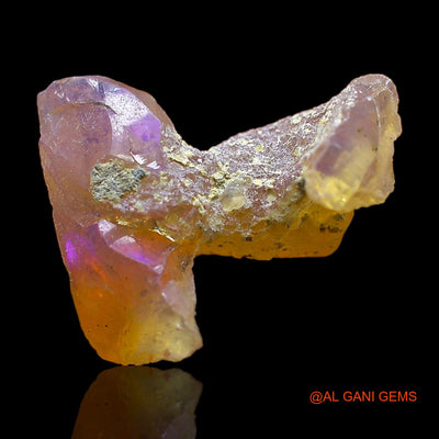 5.00 Cts Natural Ethiopian Fire Opal Loose Gemstone Fancy Rough 18x15x10 mm E-321