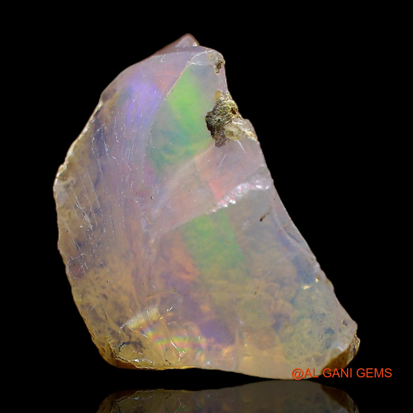 6.00 Cts Natural Ethiopian Fire Opal Fancy Rough Loose Gemstone For Jewelry 18x10x8 mm E-322