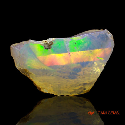 6.00 Cts Natural Ethiopian Fire Opal Fancy Rough Loose Gemstone For Jewelry 18x10x8 mm E-322