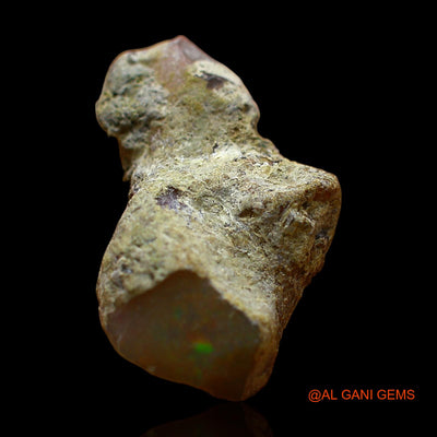 Natural Untreated Fire Opal Loose Gemstone Fancy Rough From Ethiopia 6.00 Cts 18x12x7 mm E-323