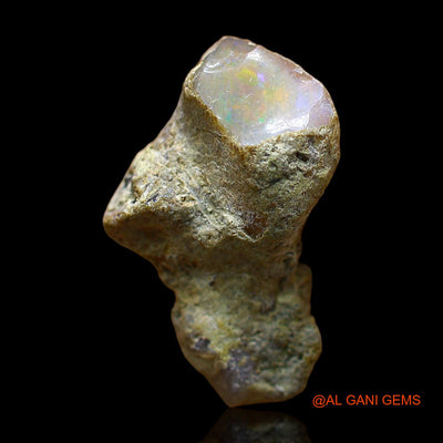 Natural Untreated Fire Opal Loose Gemstone Fancy Rough From Ethiopia 6.00 Cts 18x12x7 mm E-323
