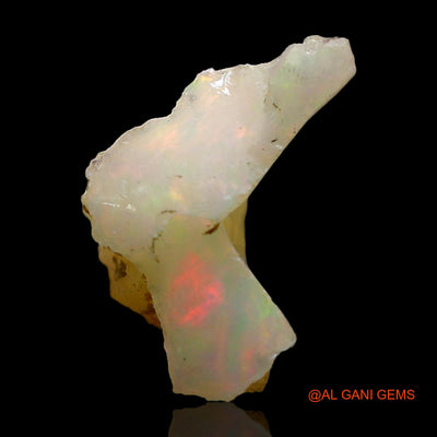 Natural Untreated Fire Opal Loose Gemstone Fancy Rough From Ethiopia 5.00 Cts 17x10x7 mm E-324