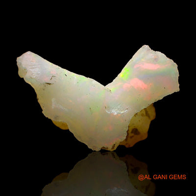 Natural Untreated Fire Opal Loose Gemstone Fancy Rough From Ethiopia 5.00 Cts 17x10x7 mm E-324