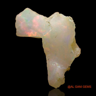 Natural Untreated Fire Opal Loose Gemstone Fancy Rough From Ethiopia 5.00 Cts 17x10x7 mm E-324