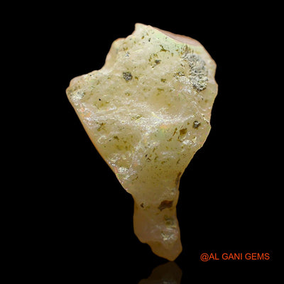 Natural Untreated Fire Opal Loose Gemstone Fancy Rough From Ethiopia 5.00 Cts 17x10x7 mm E-324