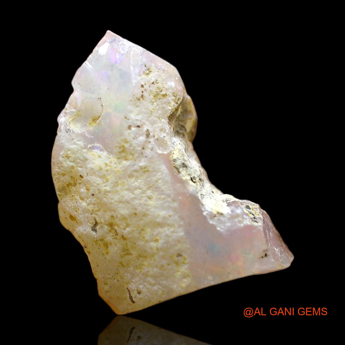 6.00 Cts Natural Ethiopian Fire Opal Fancy Rough Loose Gemstone For Jewelry 17x11x7 mm E-325