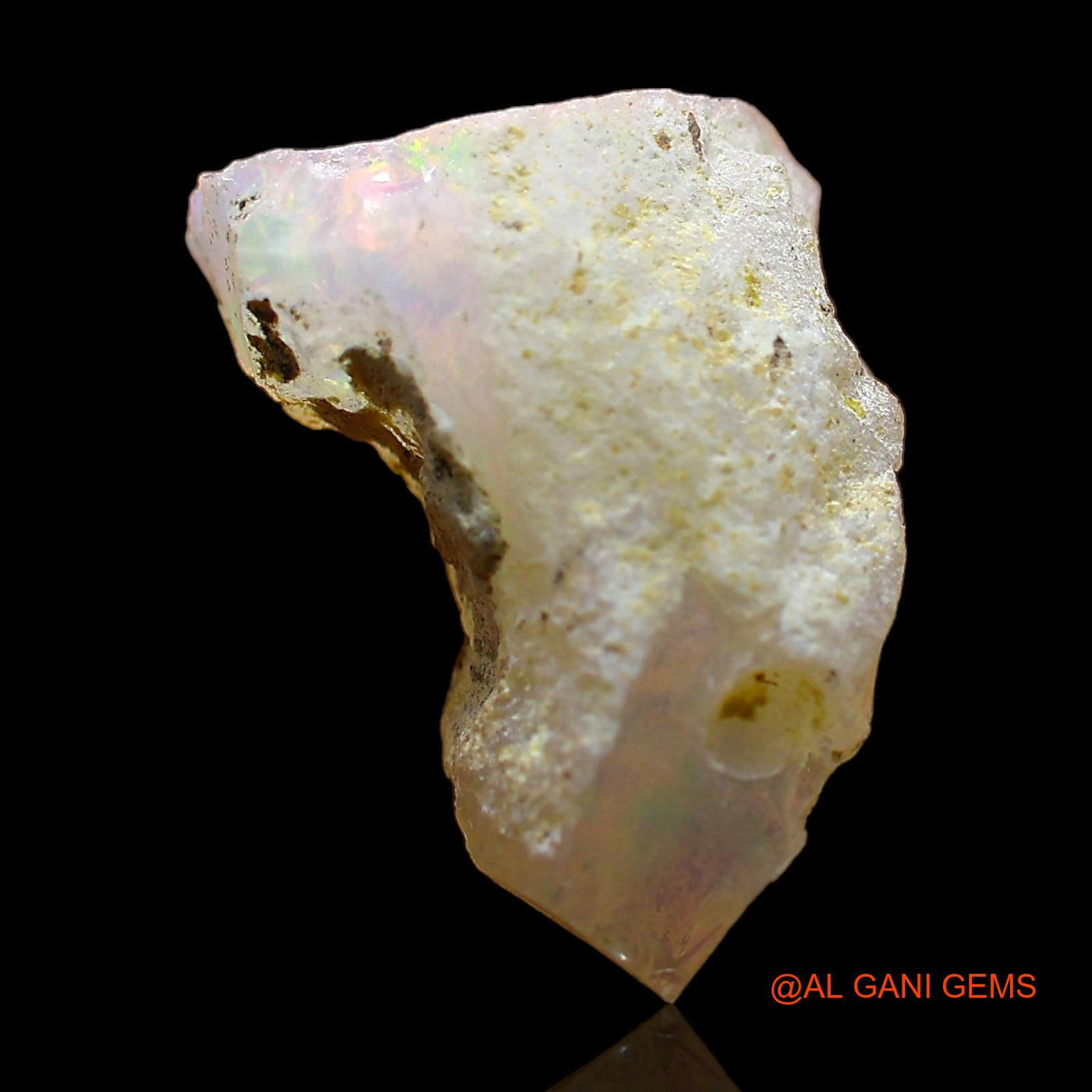 6.00 Cts Natural Ethiopian Fire Opal Fancy Rough Loose Gemstone For Jewelry 17x11x7 mm E-325