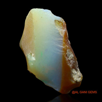 6.00 Cts Natural Ethiopian Fire Opal Loose Gemstone Fancy Rough 18x10x7 mm E-326