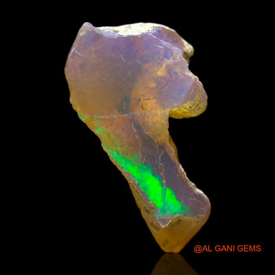 6.00 Cts Natural Ethiopian Fire Opal Loose Gemstone Fancy Rough 19x10x9 mm E-327