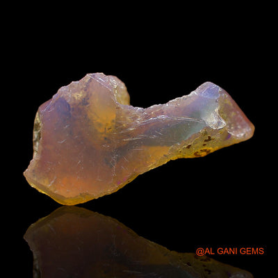 6.00 Cts Natural Ethiopian Fire Opal Loose Gemstone Fancy Rough 19x10x9 mm E-327