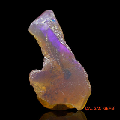 6.00 Cts Natural Ethiopian Fire Opal Loose Gemstone Fancy Rough 19x10x9 mm E-327