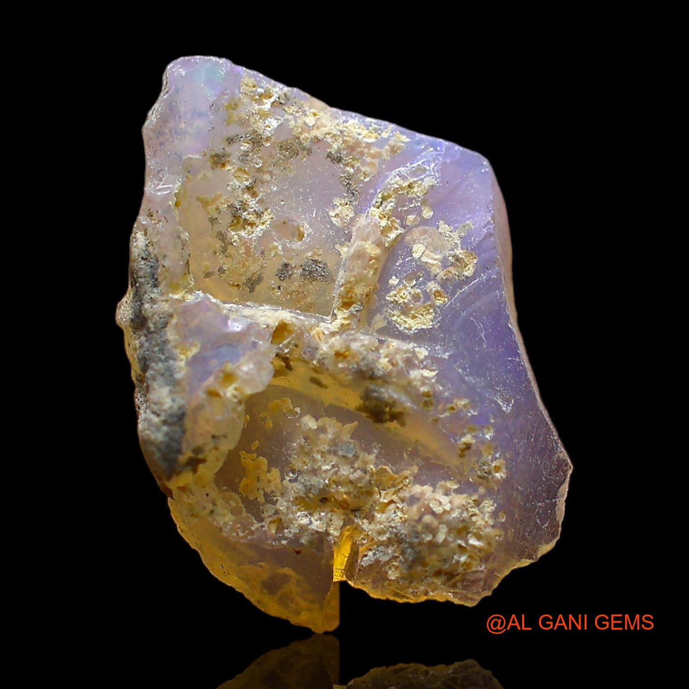 Natural Untreated Fire Opal Loose Gemstone Fancy Rough From Ethiopia 4.00 Cts 16x12x5 mm E-329