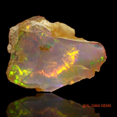 2.00 Cts Natural Ethiopian Fire Opal Loose Gemstone Fancy Rough 13x9x5 mm E-32